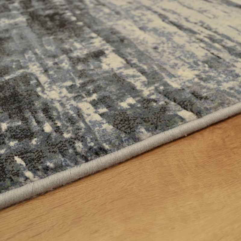 Galleria Abstract Distressed 63378 6656 Rugs in Grey