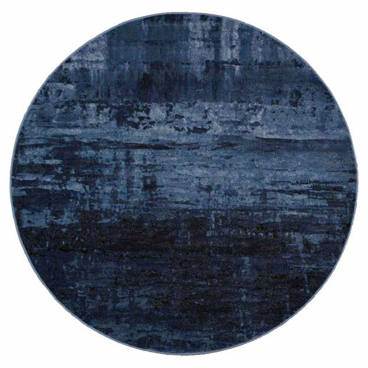 Galleria Abstract Circle 63378 5131 Rugs in Blue