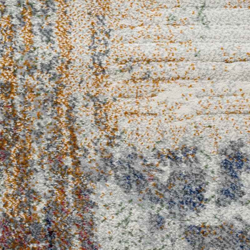 Galleria Abstract Circle 63393 6656 Rugs in Blue Multi