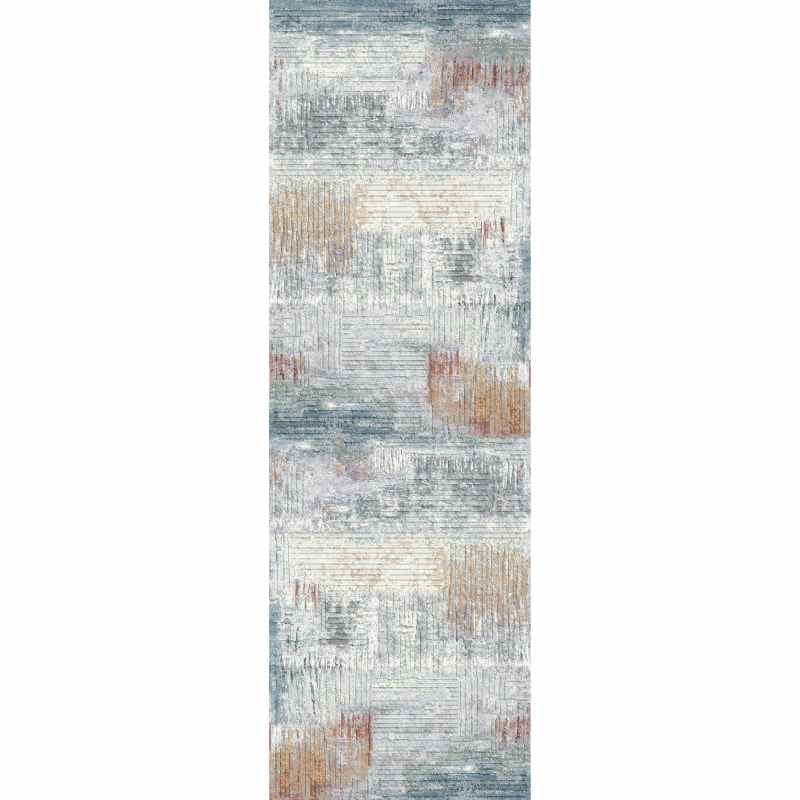Galleria Abstract 63393 6656 Runner Rugs in Blue Multi