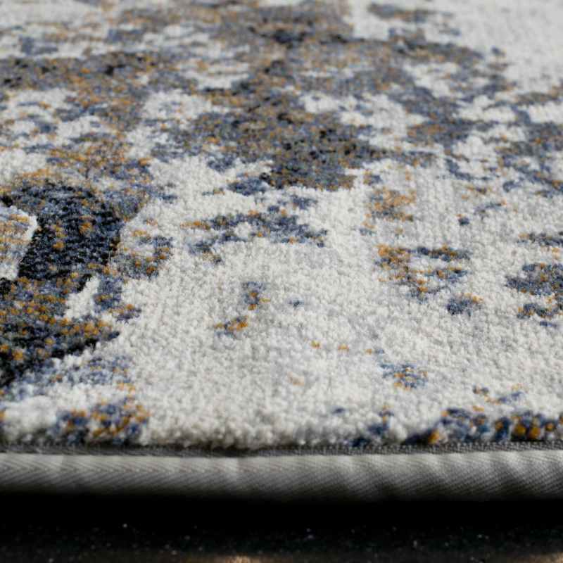 Galleria Abstract Circle 63395 7656 Rugs in Grey Multi