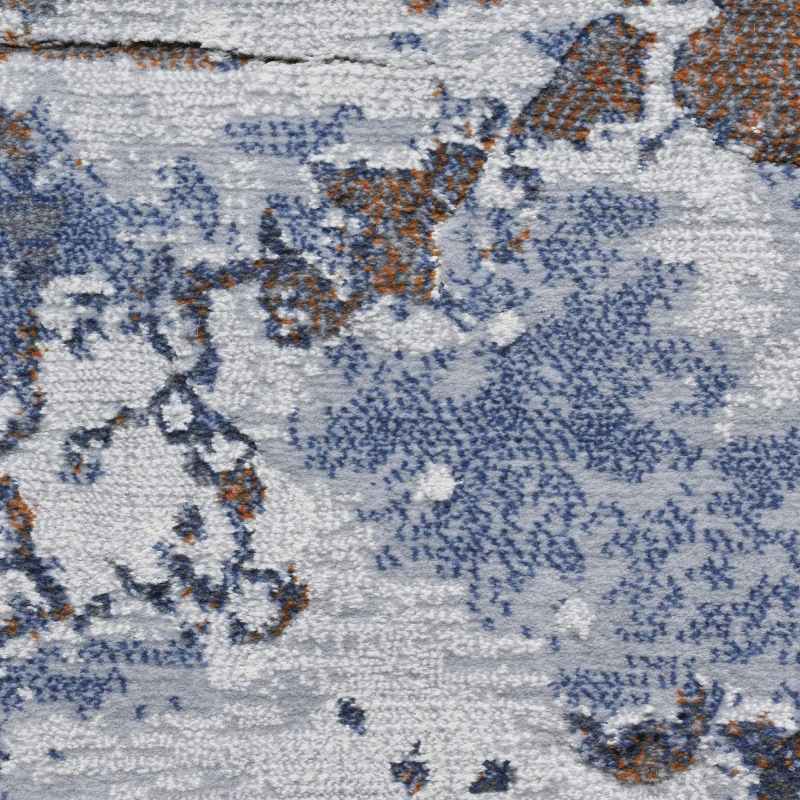 Galleria Abstract 63395 7656 Runner Rugs in Grey Multi