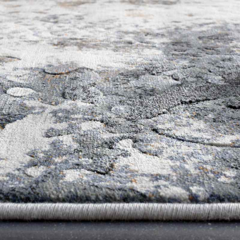 Galleria Abstract 63395 7656 Runner Rugs in Grey Multi