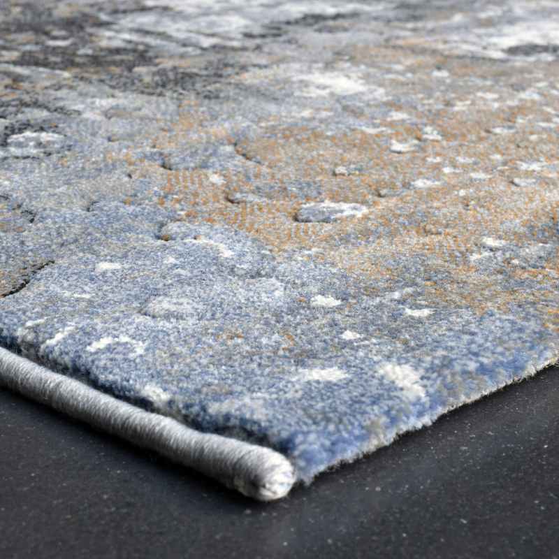 Galleria Abstract 63395 7656 Runner Rugs in Grey Multi