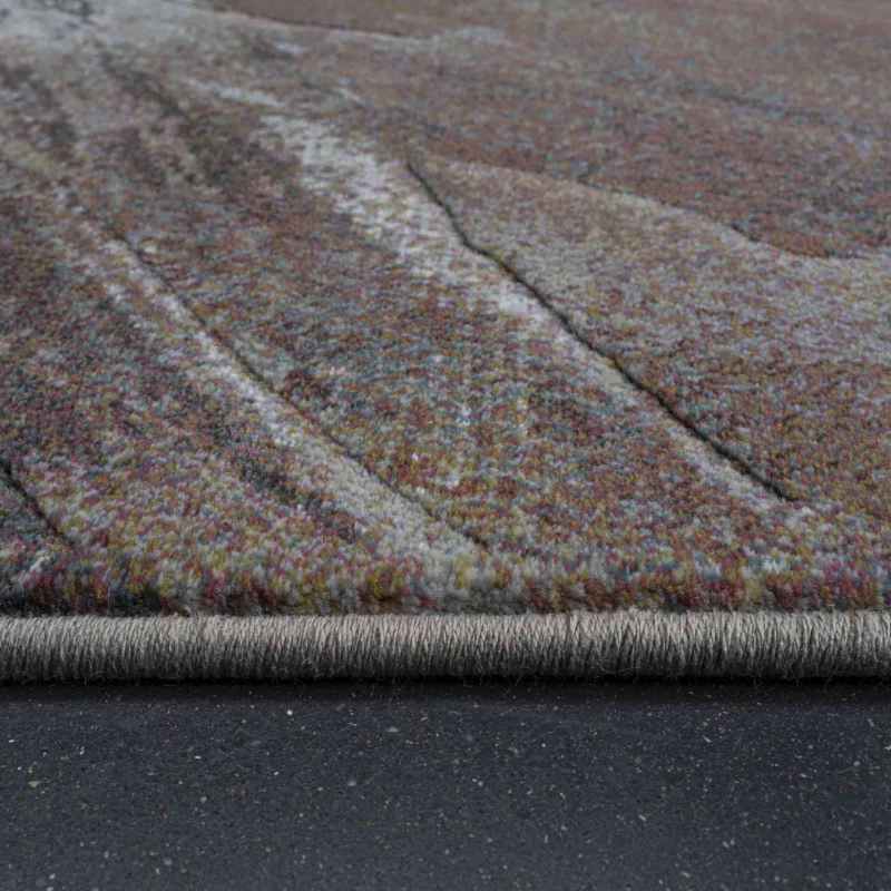 Galleria Modern Abstract 63465 7270 Rugs in Rust Brown