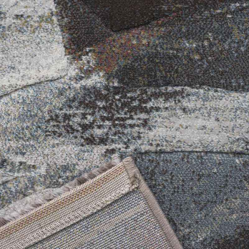 Galleria Modern Abstract 63465 7270 Rugs in Rust Brown