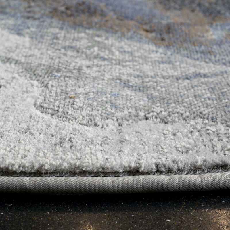 Galleria Abstract 63529 2626 Circle Rugs in Slate Grey Multi