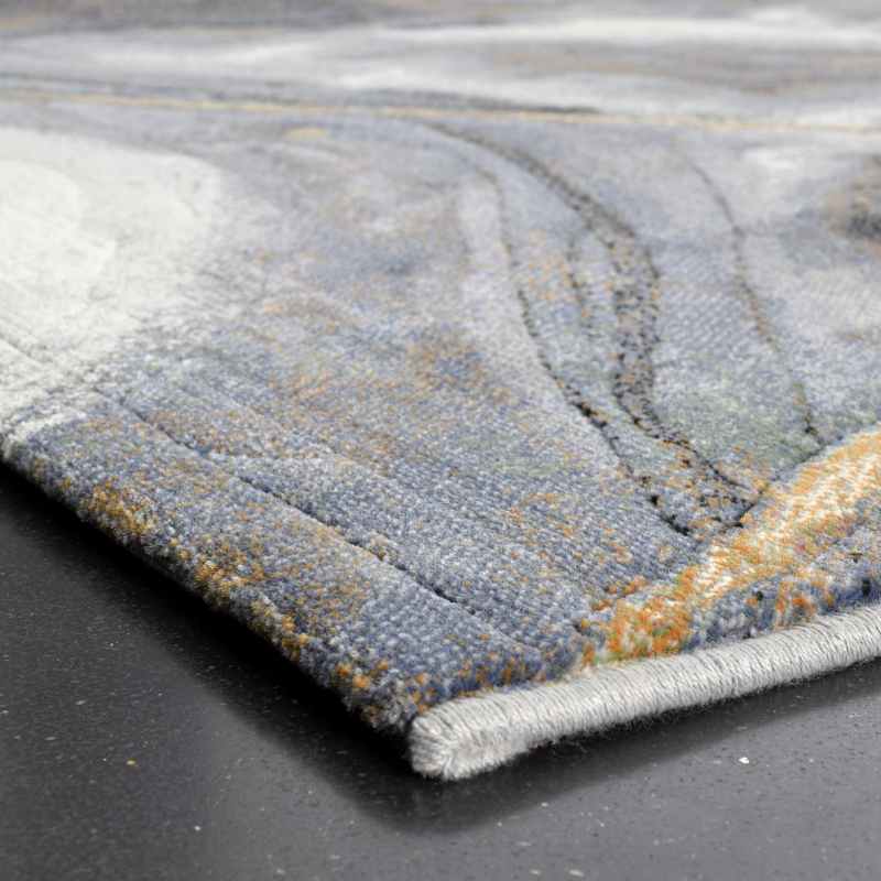 Galleria Abstract 63529 2626 Runner Rugs in Slate Grey Multi