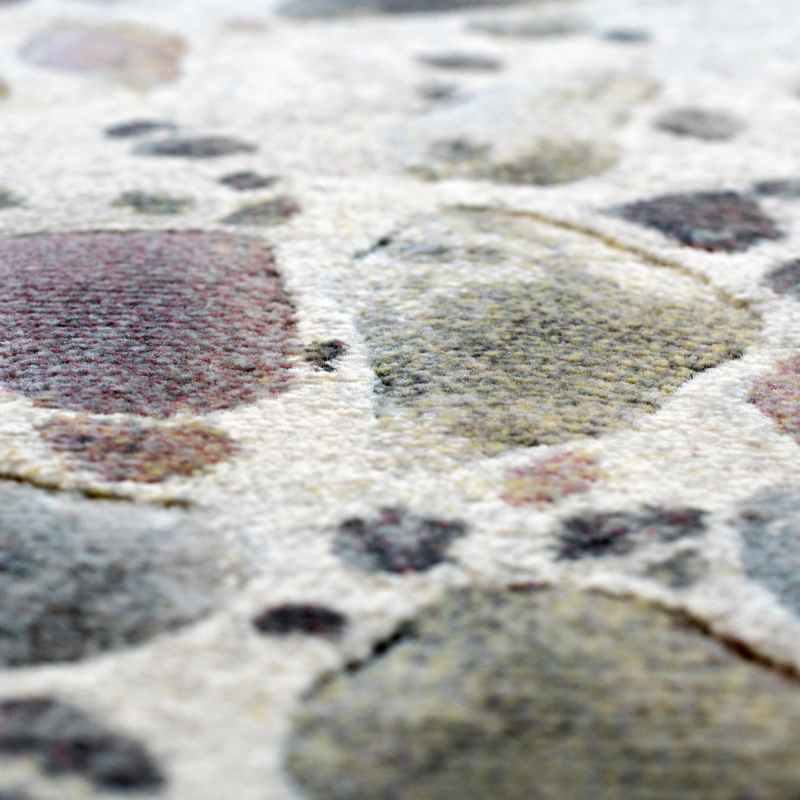 Galleria Terrazzo Carved 63668 6747 Rugs in Cream