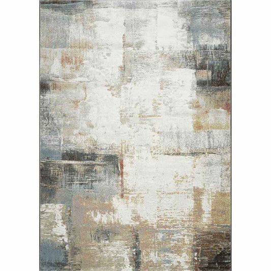 Galleria Distressed Abstract 63723 9290 Rugs in Blue