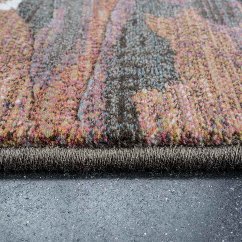 Galleria Abstract Textured 63742 3230 Rugs in Rust Orange