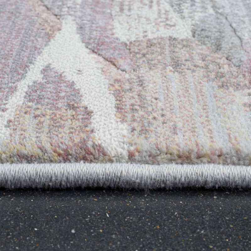 Galleria Abstract Textured 63742 3747 Rugs in Dove Grey