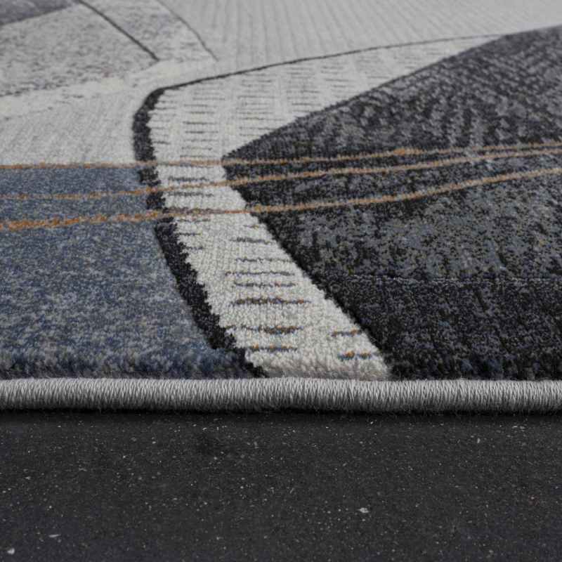 Galleria Modern Abstract 63763 7656 Rugs in Blue