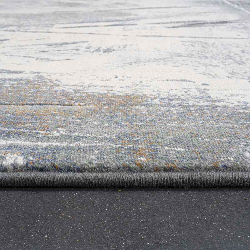 Galleria Modern Abstract Textured Rug 63843 2626 in Blue