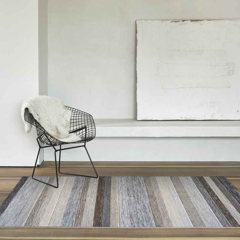 Galleria Stripe Geometric Rugs 63844 9293 in Multi