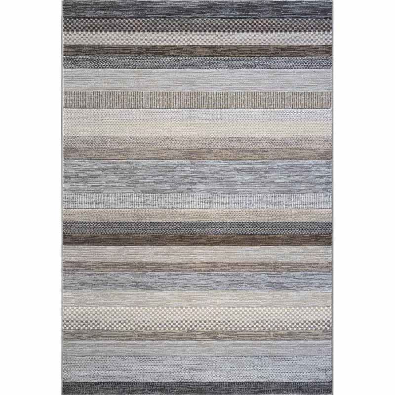 Galleria Stripe Geometric Rugs 63844 9293 in Multi