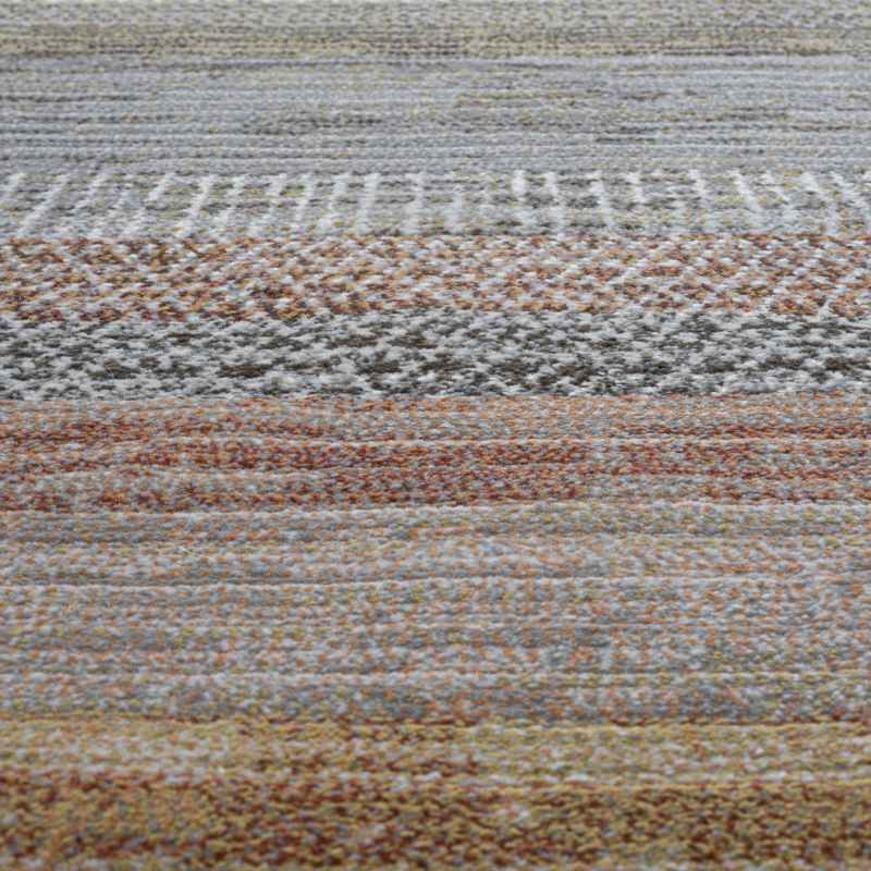 Galleria Stripe Runner Rugs 63844 9248 in Multi