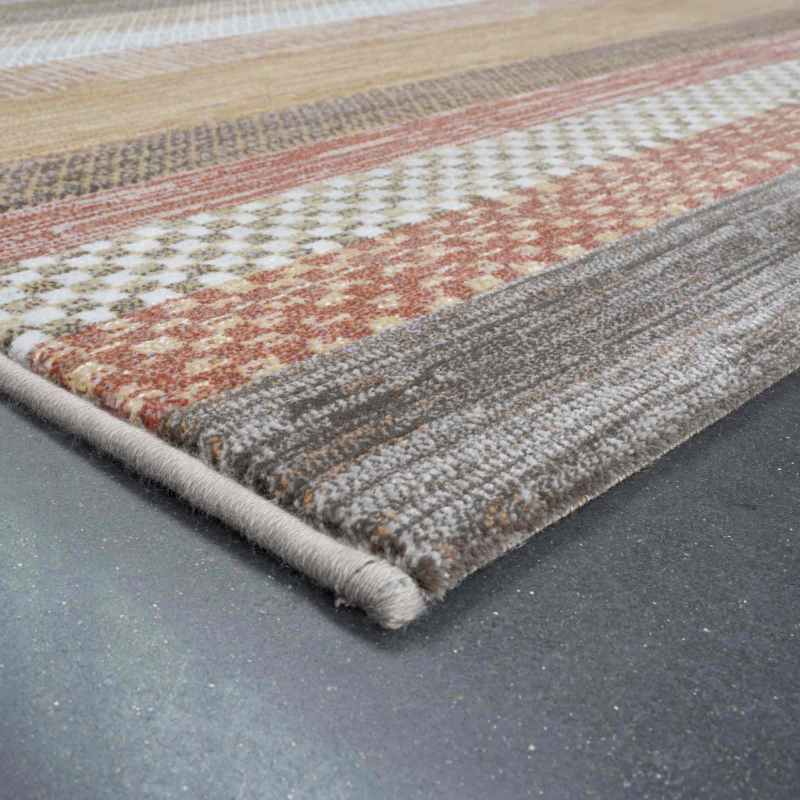 Galleria Stripe Runner Rugs 63844 9248 in Multi