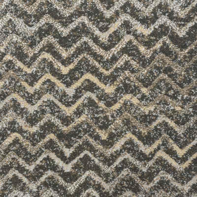 Galleria Modern Abstract Textured Rug 63857 3293 in Charcoal Grey