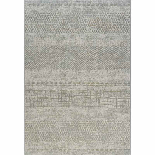 Galleria Modern Abstract Textured Rug 63857 9293 in Grey