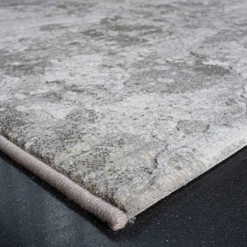 Galleria Modern Abstract Rugs 63872 6575 in Light Grey