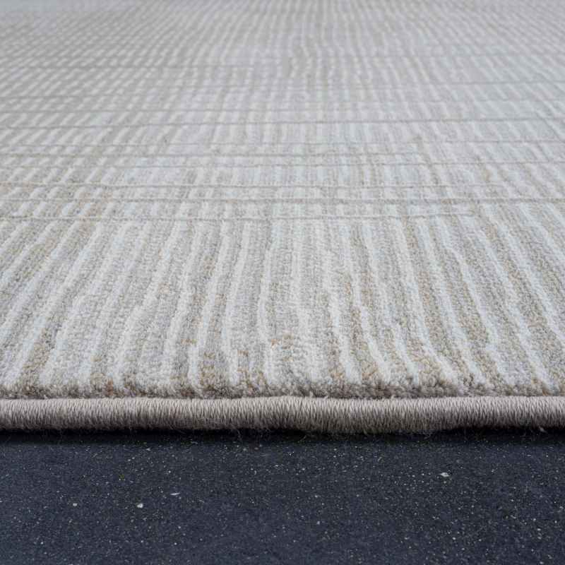 Galleria Modern Abstract Rugs 63907 6545 in Cream