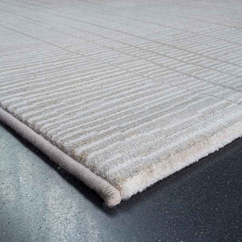 Galleria Modern Abstract Rugs 63907 6545 in Cream