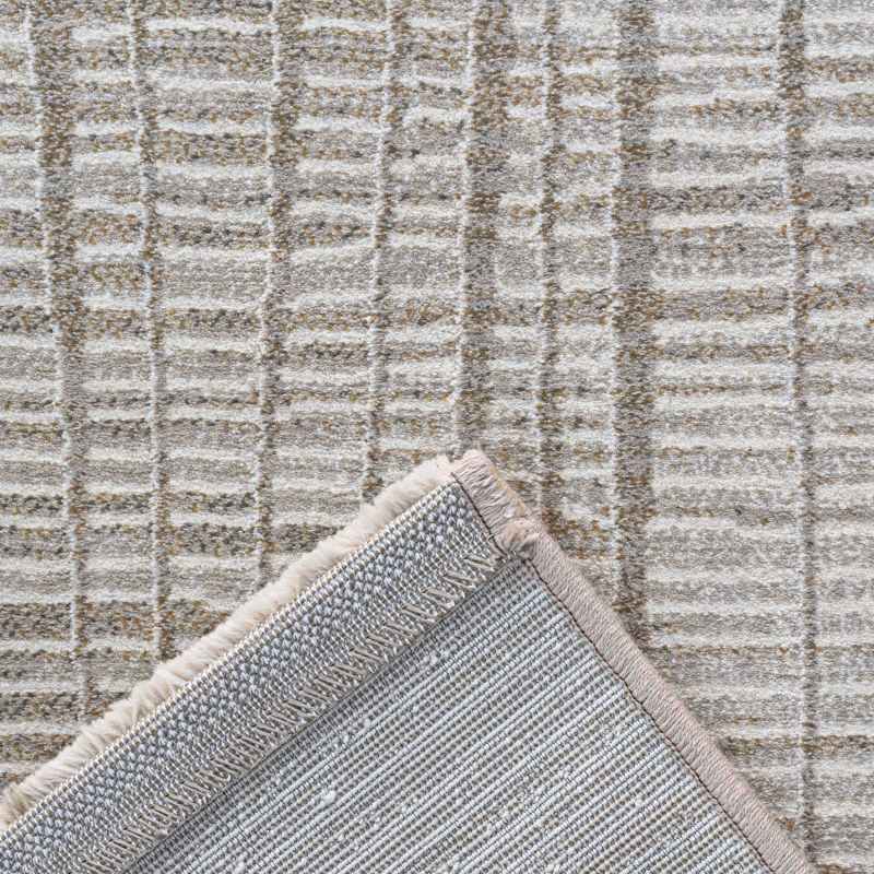 Galleria Modern Abstract Rugs 63907 6545 in Cream