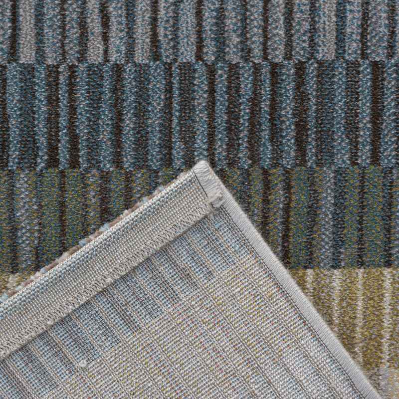 Galleria Modern Stripe Rugs 63909 7270 in Multi