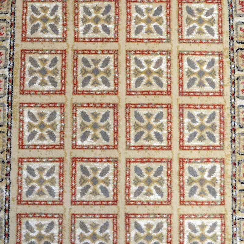 Noble Art Traditional Geometric Rugs 65106 190 in Beige