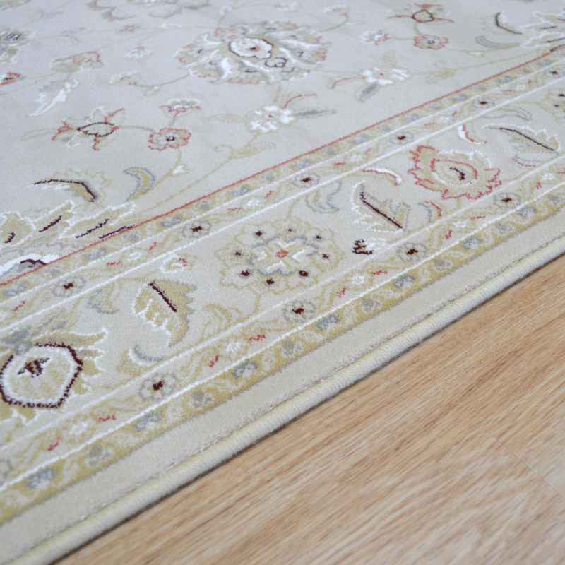 Noble Art Traditional Bordered Rugs 65124 190 in Cream Mustard