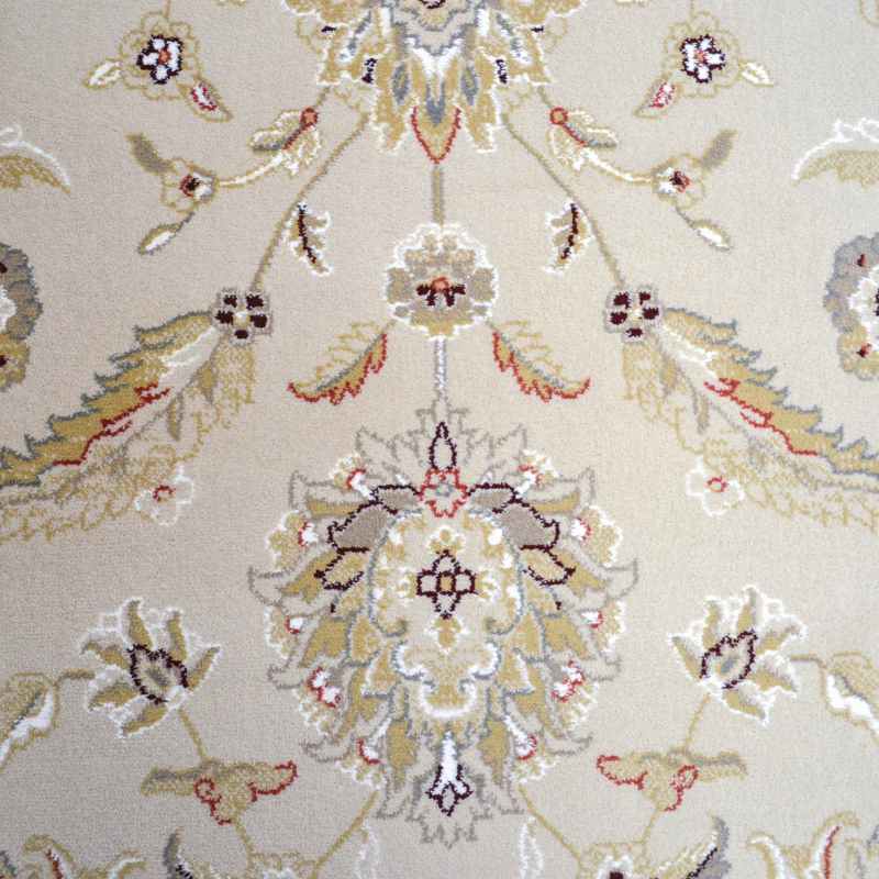 Noble Art Traditional Bordered Rugs 65124 191 in Ivory Red