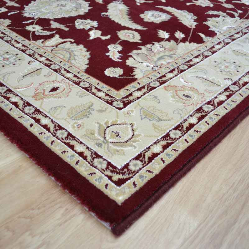 Noble Art Traditional Bordered Rugs 65124 390 in Red