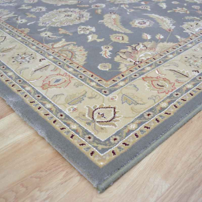 Noble Art Traditional Bordered Rugs 65124 490 in Green
