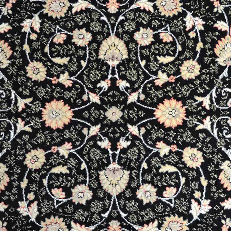 Noble Art Traditional Bordered Rugs 6529 090 in Black