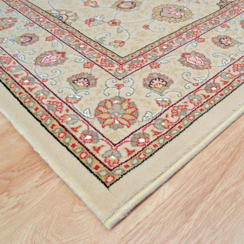 Noble Art Traditional Bordered Rugs 6529 190 in Cream