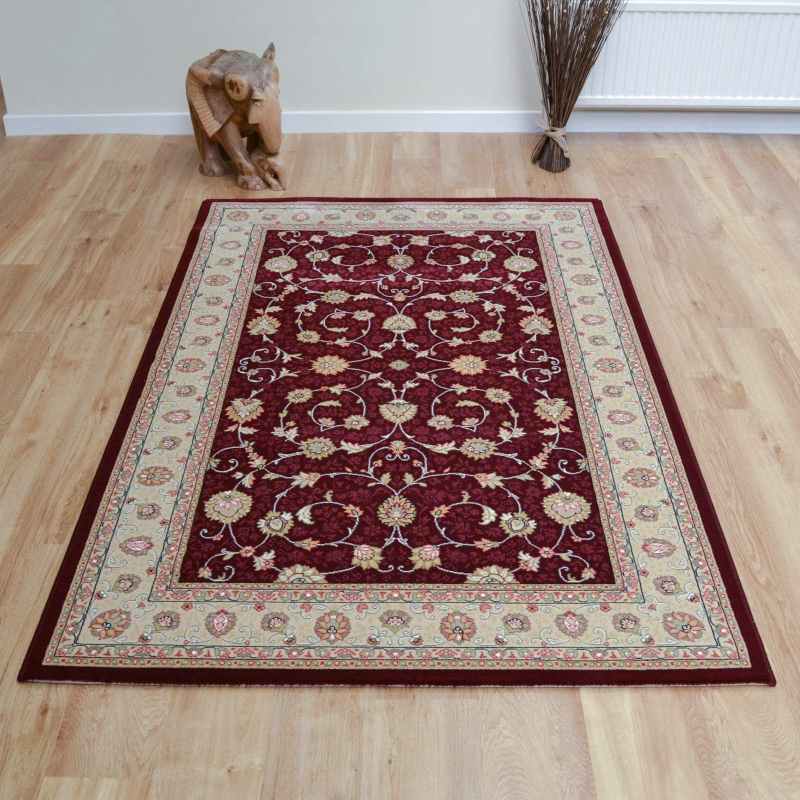 Noble Art Traditional Bordered Rugs 6529 391 in Red