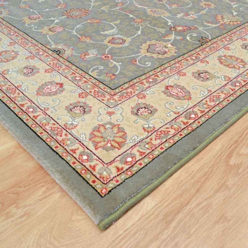 Noble Art Traditional Bordered Rugs 6529 491 in Green