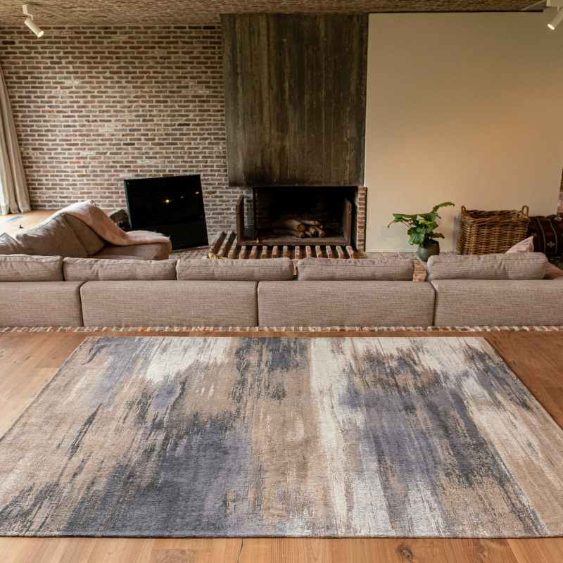Louis De Poortere Designer Monetti Rugs in 9121 Giverny Beige