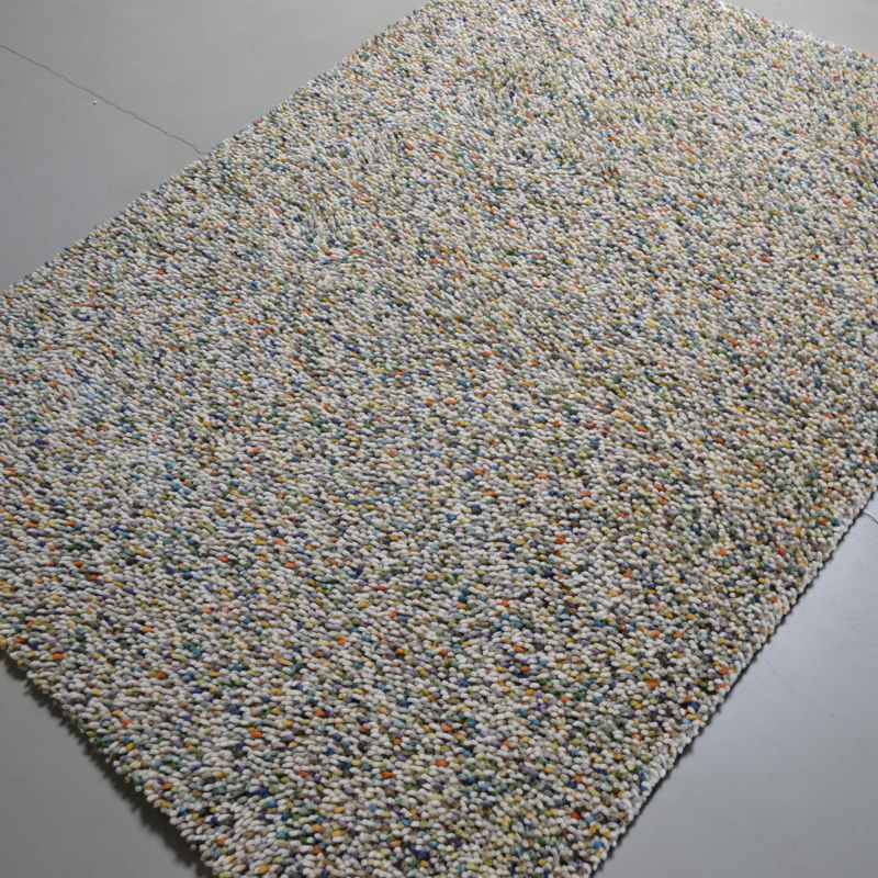 Dots 170411 Shaggy Wool Designer Rugs by Brink and Campman