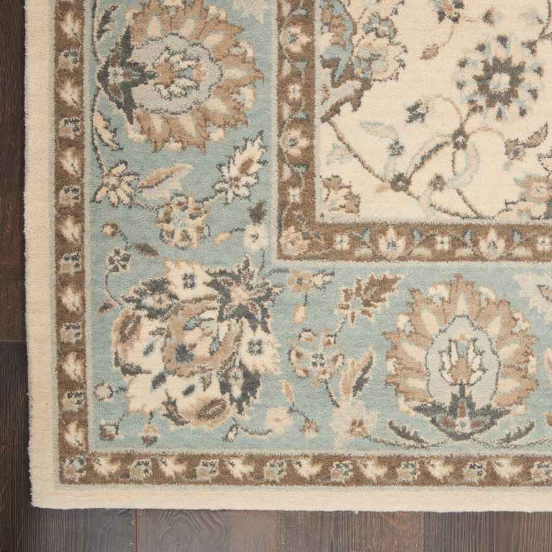 Living Treasure Rugs by Nourison LI16 in Ivory Aqua