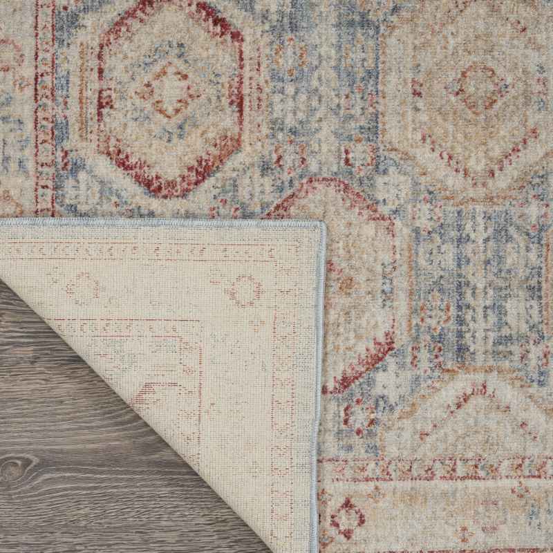 Homestead Rugs HMS01 in Light Blue Multi by Nourison