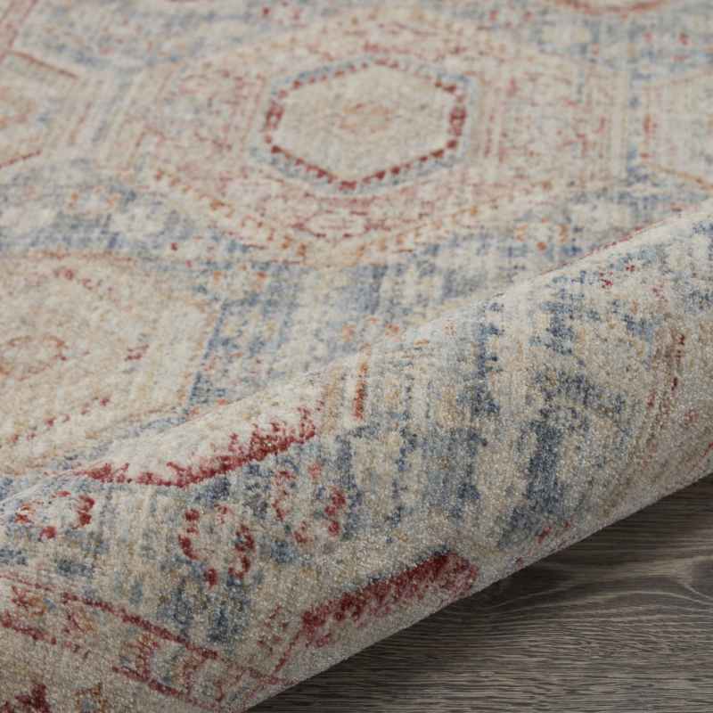 Homestead Rugs HMS01 in Light Blue Multi by Nourison
