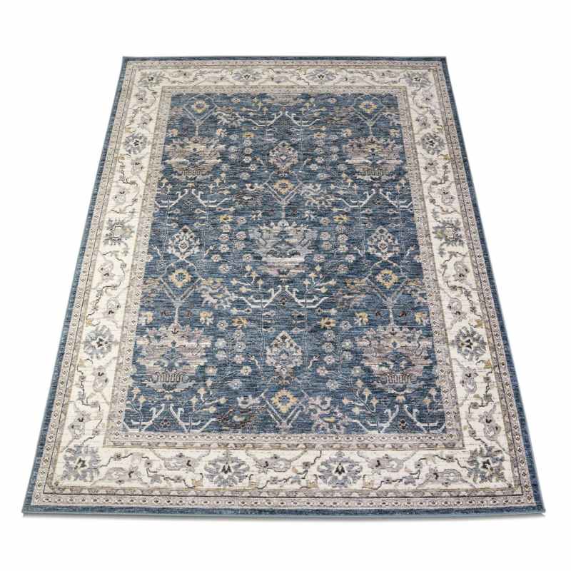 Traditional Empire Rug By Concept Loom EMP06 in Cobalt Blue