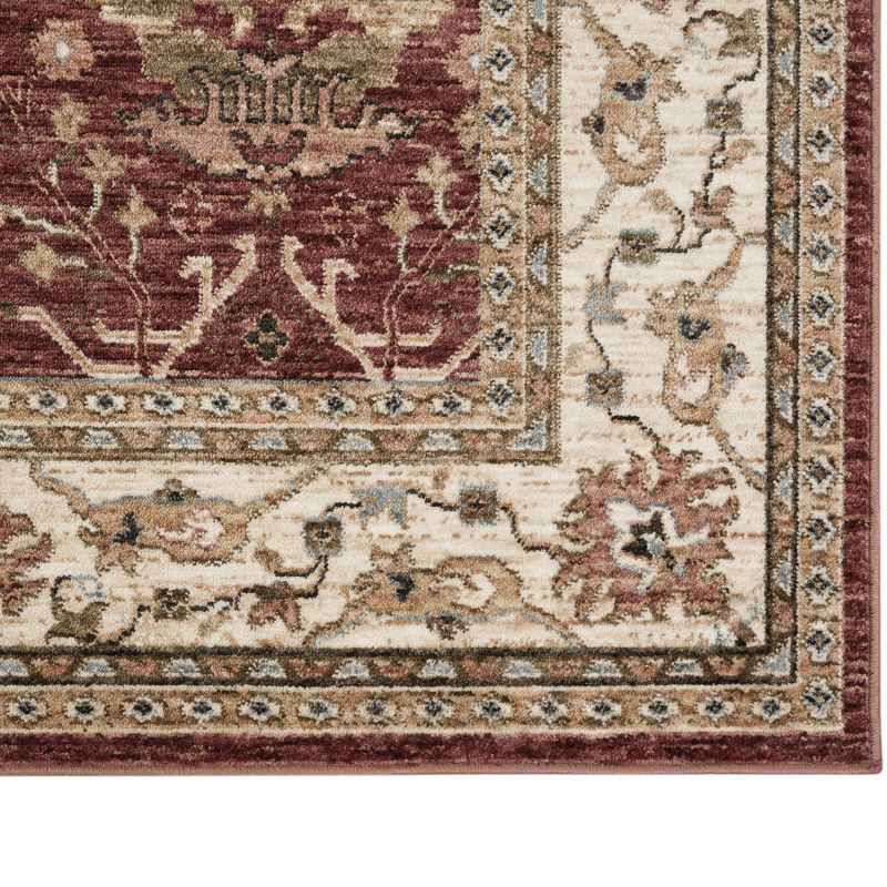 Traditional Empire Rug By Concept Loom EMP07 in Rust Red