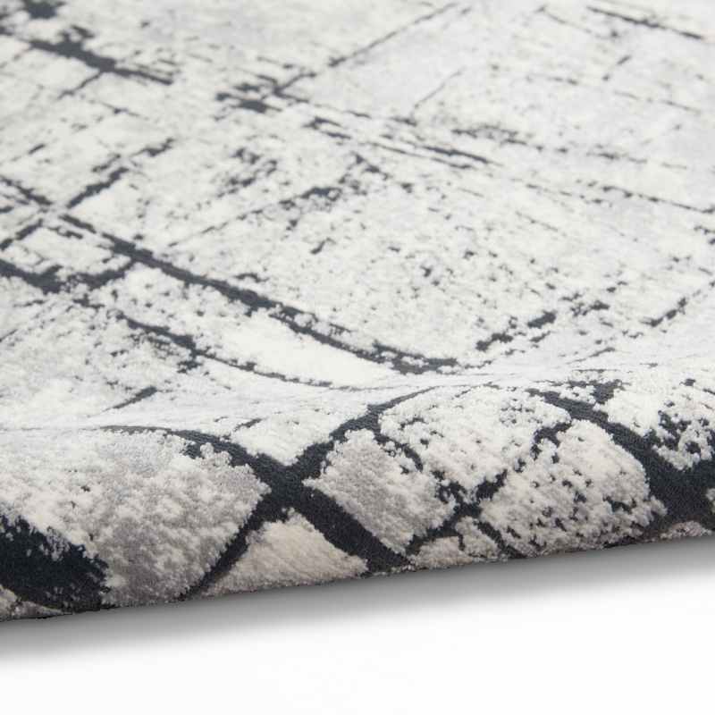 Calvin Klein Vapor Designer Abstract Rugs CK972 Ivory Grey