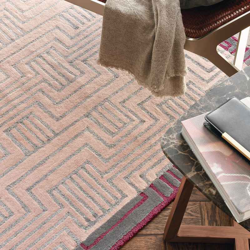 Kinmo Rugs 56802 by Ted Baker in Pink