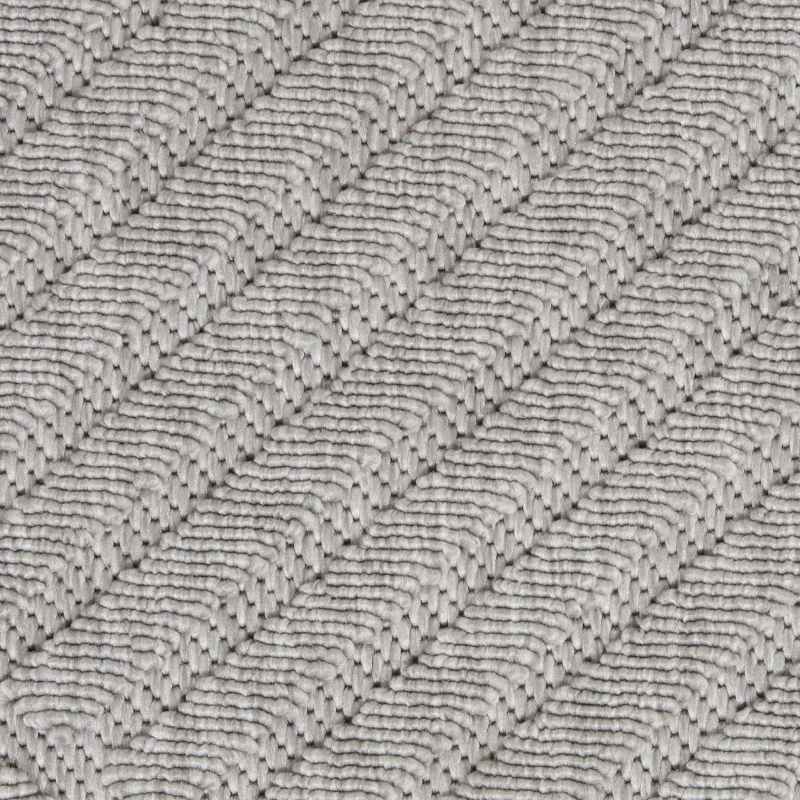 Cozumel CZM05 Indoor Outdoor Geometric Rugs in Light Grey