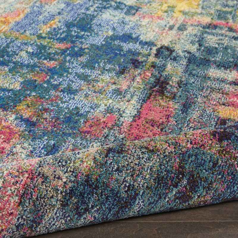 Celestial Abstract Hallway Runner Rugs CES09 Wave by Nourison