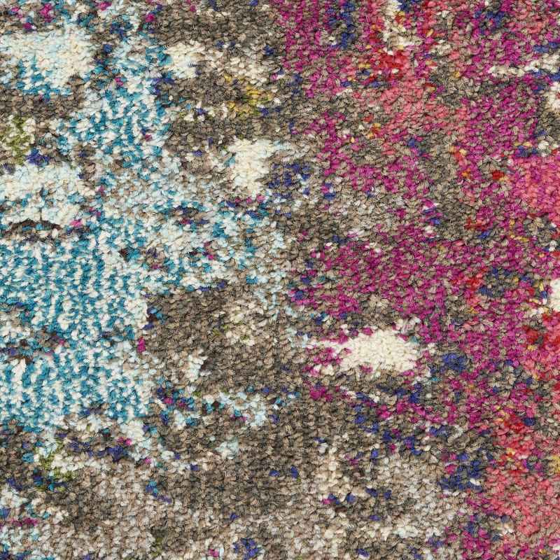 Celestial Abstarct Circle Rugs CES14 in Sunset by Nourison